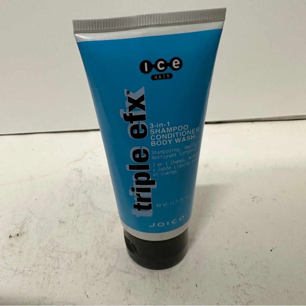 Joico Ice Hair Triple EFX Shampoo Conditioner Body Wash 1.7 OZ HTF